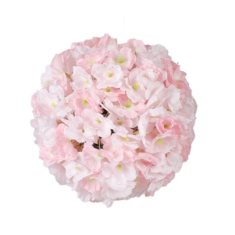 Artificial Flower Ball Ceiling Floral Silk Cloth Hydrangea Wedding Road Lead Wedding Mall Decoration Artificial Flower Artificial Flower Ball