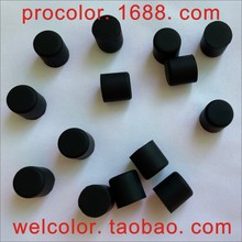 2-2.7 2.8-3.6 3.8-4.3 4.25mm 直带锥度硅橡胶黑色密封堵头 孔塞