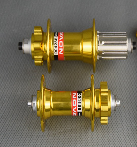 novatec久裕久钰山地碟刹培林花鼓d041sb/d042sb 四轴承轴皮花鼓