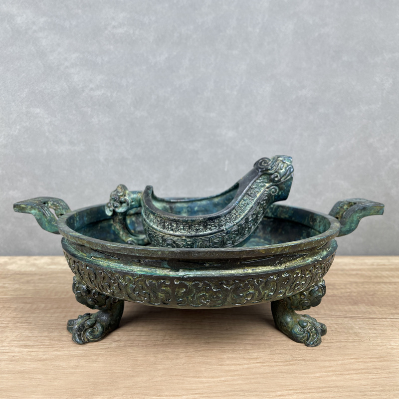 随州曾侯乙盘匜 青铜盘盥洗器青铜器祭祀礼器 湖北省博物馆藏