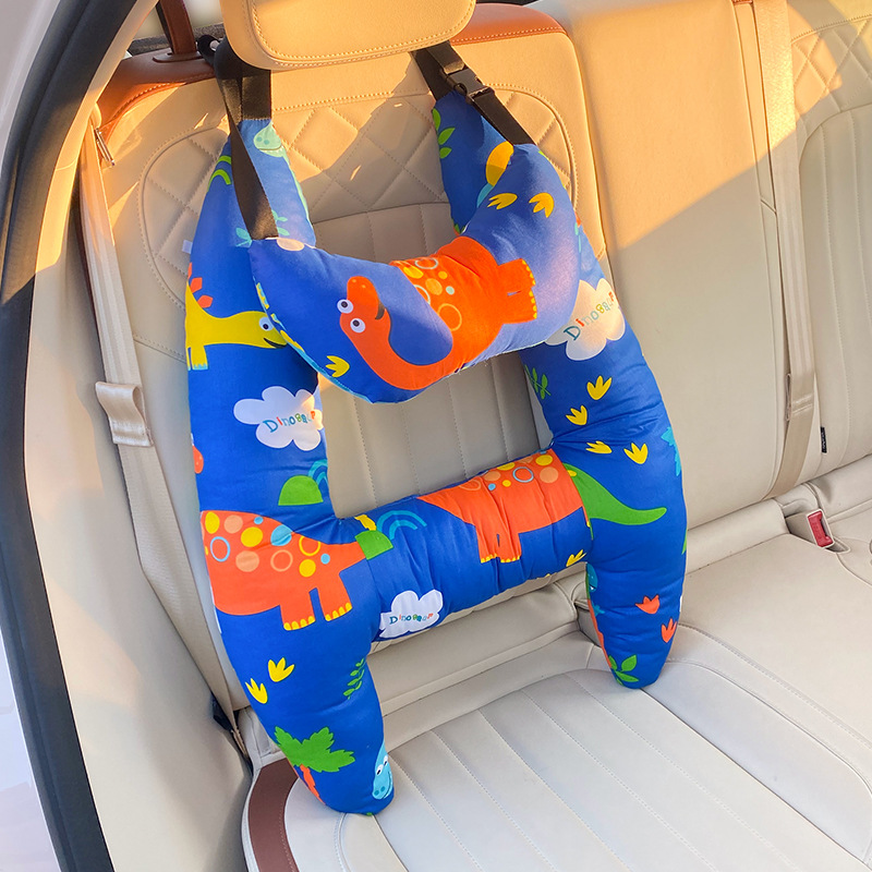 Car Cushion Children's Cartoon Pillow Car Interior Supplies Pillow Car Comfortable Sleeping Artifact Universal