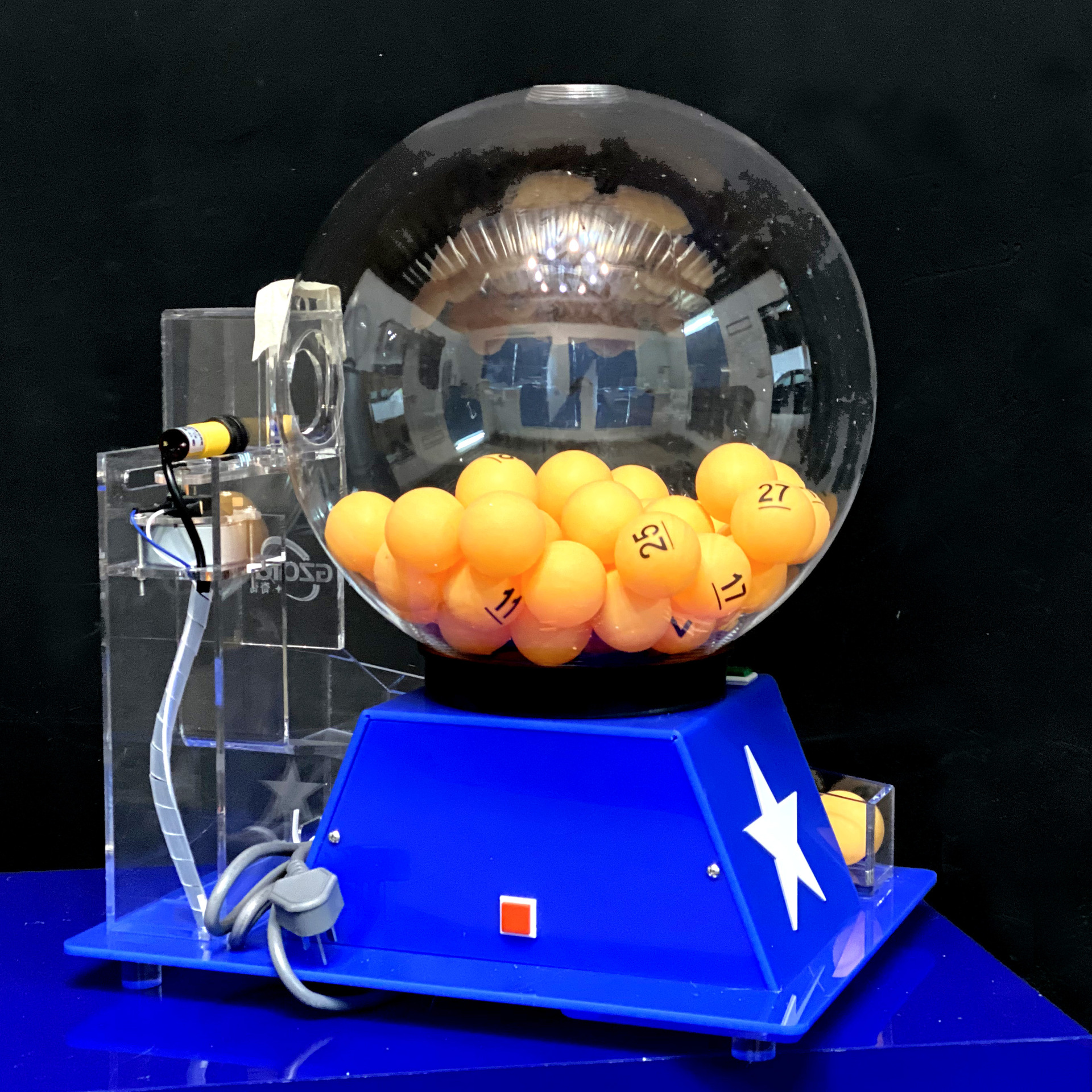 奇奇迷你30型抽签摇球机 半自动选号摇珠机摇号机工厂现货