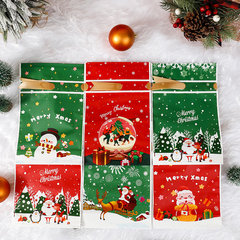 New Original Ping An Fruit Bag Gift Bag Christmas Candy Packing Bag Ribbon Drawstring Bag Gift Drawstring Bag