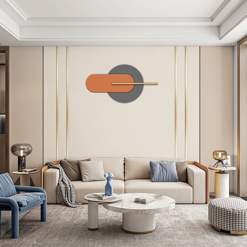 护墙板电视背景墙壁纸2021新款客厅沙发墙布轻奢风影视墙无缝壁画