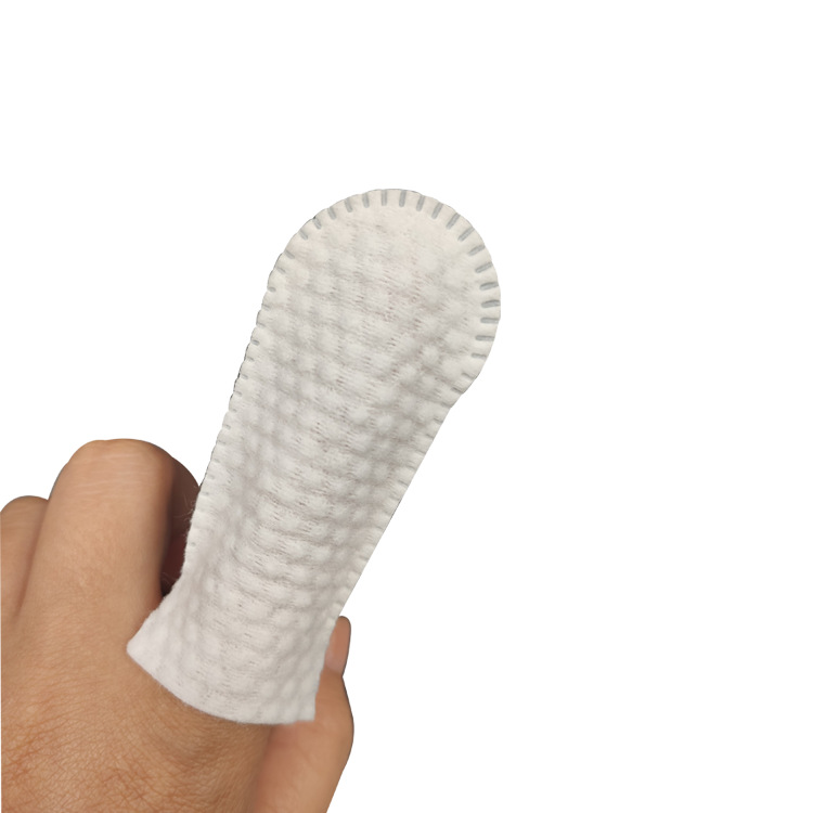 新款工厂一次性口腔清洁指套婴儿刷牙清洁器宝宝牙齿清洁手指湿巾