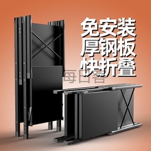 Mrk现代简约经济型衣柜钢管加粗加厚钢板加固全钢架折叠组装简易