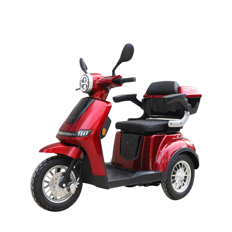 老年新款三轮电动代步车成人拉货迷你型家用出口休闲电瓶大功率车