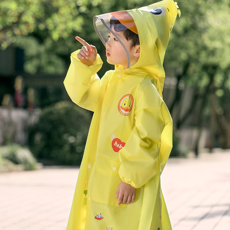 小鹿米利儿童雨衣可爱卡通宝宝儿童斗篷式男女童户外防水宝宝雨披