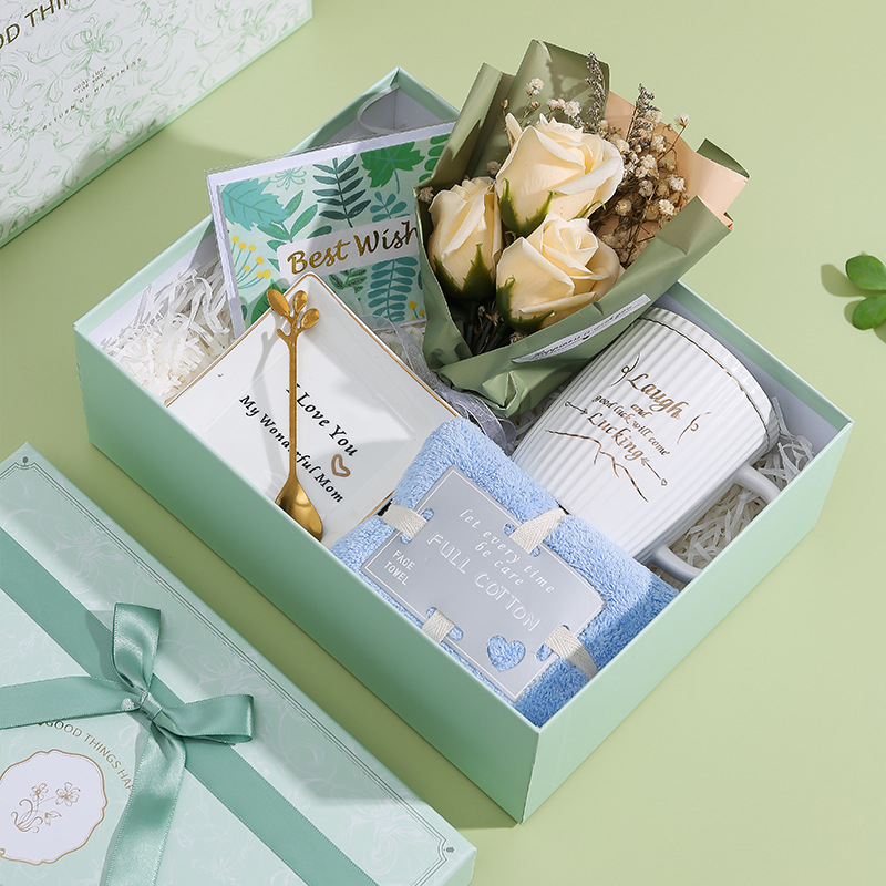 杯子伴手礼套装随手礼进店礼小礼品婚庆伴娘回礼开业活动水杯印制