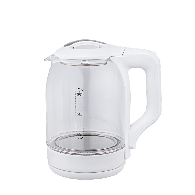 Foreign Trade Cross-Border Borosilicate Glass 1.8l5l Stainless Steel Purple LED Light Lianjiang Fast Electric Kettle Factory