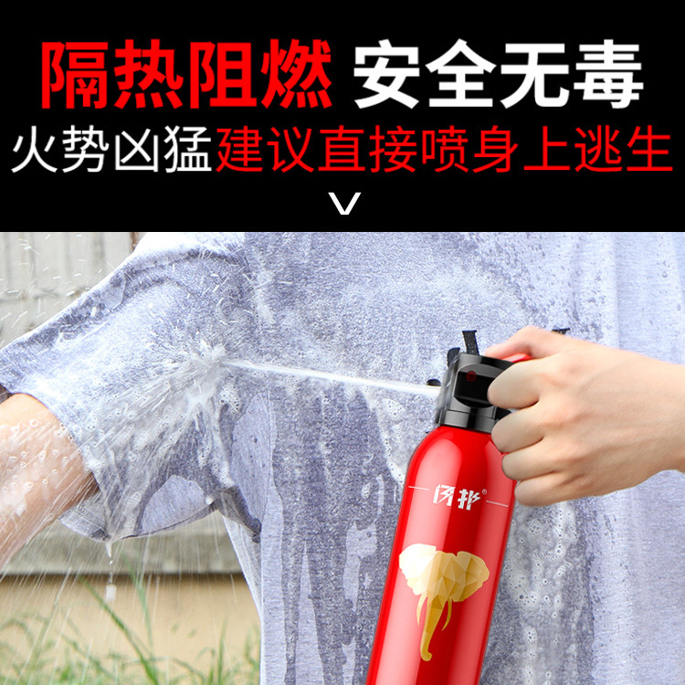 Vehicle-Mounted Water-Based Fire Extinguisher for Car Household Store Annual Inspection Private Car Small Portable Fire Fighting Equipment Special