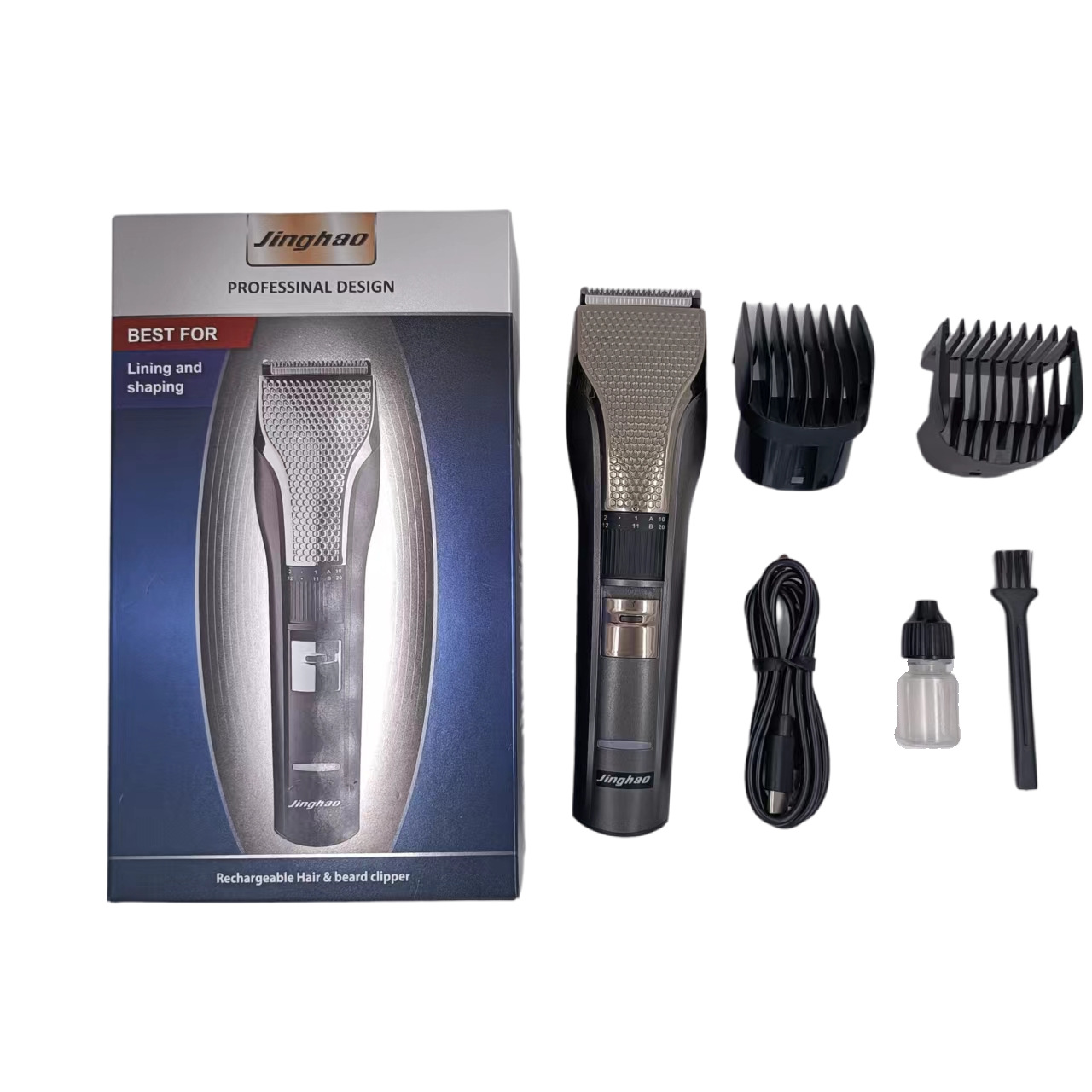 electric waer hair clipper multi-gear rotating fine-tuning electric clipper charger dual-use professional hair salon haircut electric hair clipper