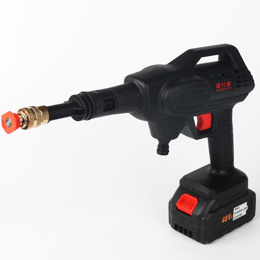 充电式多功能锂电洗车机清洗车枪便携式无线洗车神器锂电高压水枪