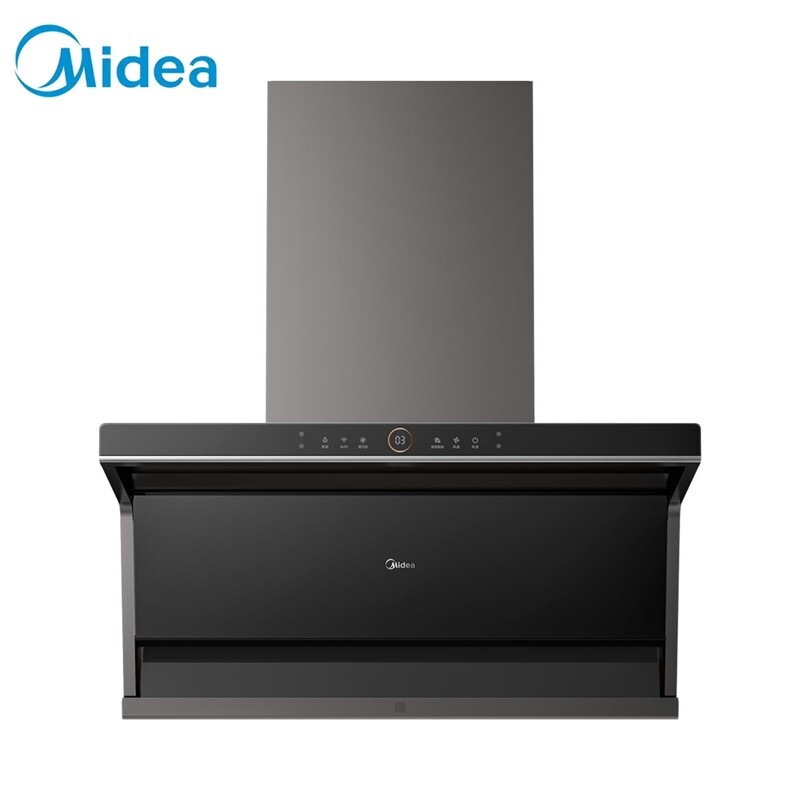 美的(midea)油烟机cxw-140-x3s 23立方变频大吸力侧吸顶吸式