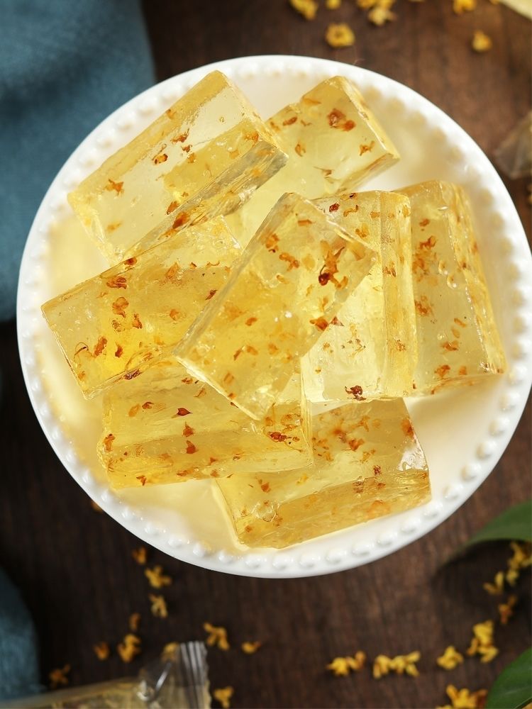 桂林特产桂花糖水晶桂花糕软糖桂恒昌零食小吃地方特色糖果一斤装