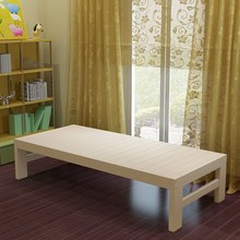 包邮床加宽拼接床实木床加长床儿童床单人床双人床架简约现代