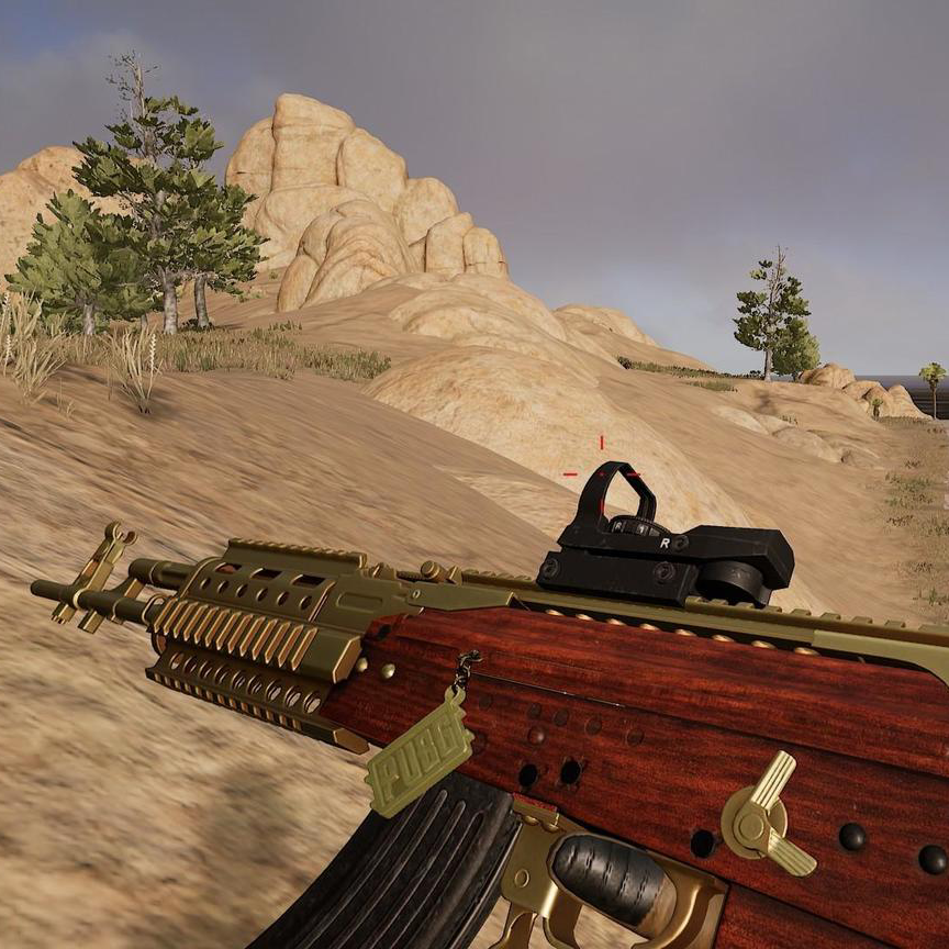 lypubg绝地求生枪皮肤镀金berylm762镀银猛男武器吃鸡cdk兑换