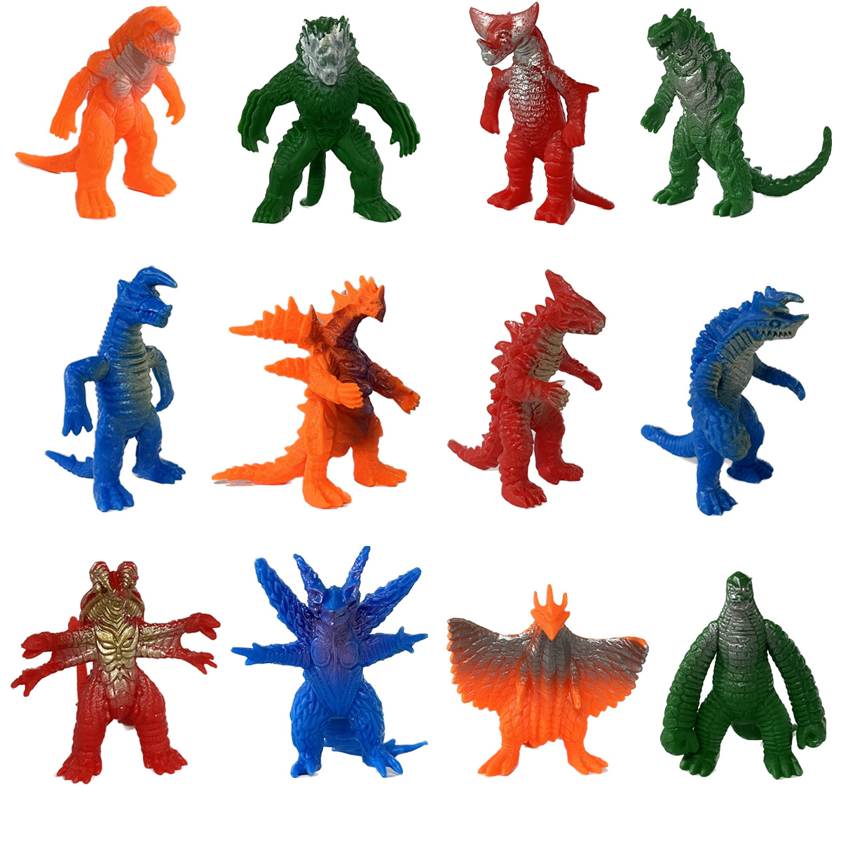 Soft Plastic Monster-Shaped Godzilla Toy Suit Model Plastic Snake Monster Doll Bulk Decoration Boy Toy