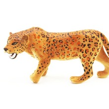 美洲豹（咆哮状）实心PVC仿真猎豹 仿真猎豹 实心硬塑猎豹