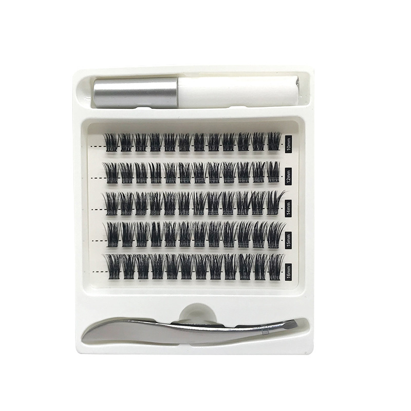 Foreign Trade Cross-Border Hot Segmented False Eyelashes Quality Assurance Multiple Options Long Curling Spot Eyelash