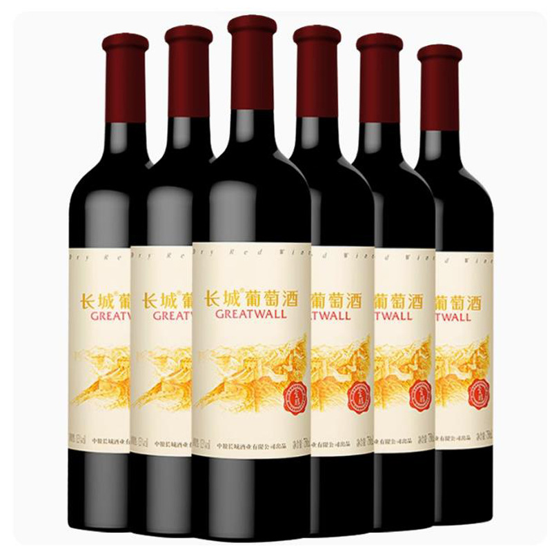 中粮长城红酒正品干红葡萄酒烟台至醇整箱6瓶-阿里巴巴