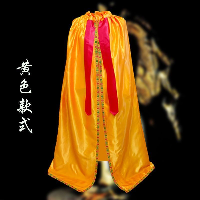 佛像披风佛袍净面神像贡缎披风关公财神观音披肩神明衣舞台表演服