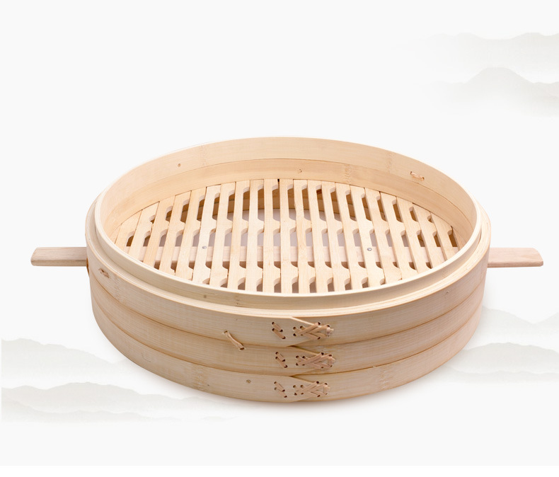 大蒸笼商用竹蒸笼家用蒸屉大号 竹制52公分蒸包子竹子笼屉竹笼屉