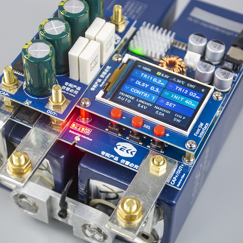 ll法拉电容点焊机18650铁锂单体软包电池转镍铝镍紫铜大功