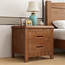 全实木床头柜简约现代家用收纳柜卧室置物架小型床边简易储物柜子