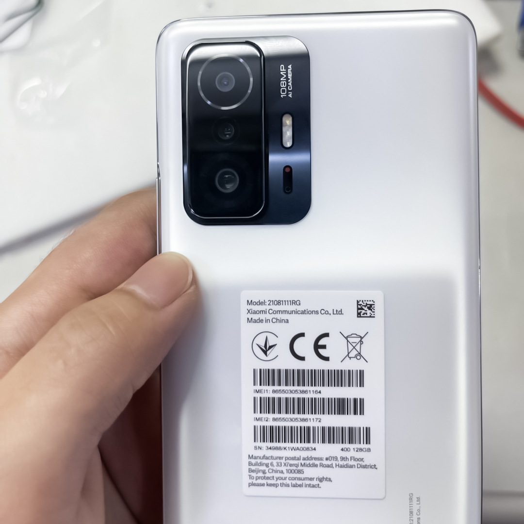 适用小米xiaomi 11t钢化膜 贴膜神器三片套装高清透明手机镜头膜