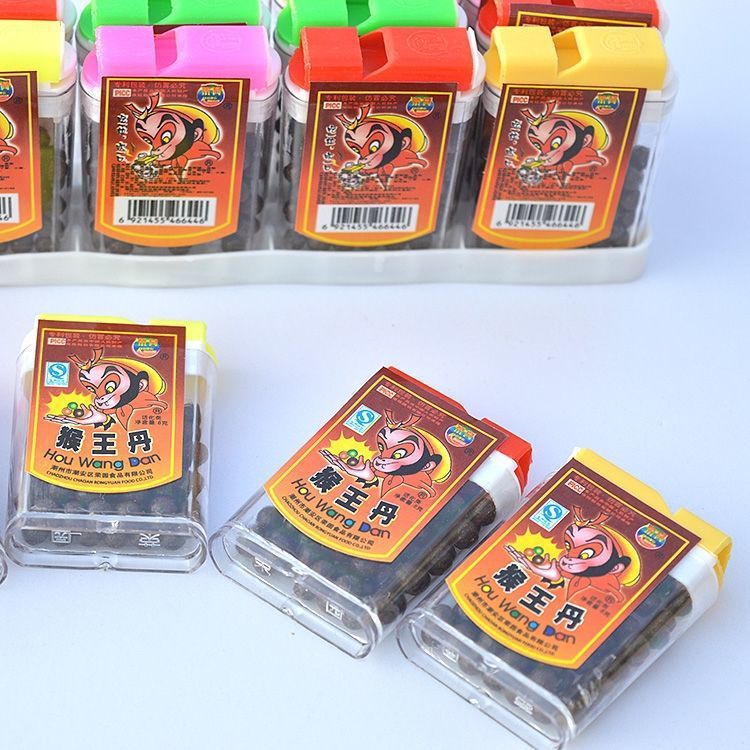 荣园金猴丹陈皮丹干话梅丹华华丹老鼠屎盐津枣咸金枣怀旧零食