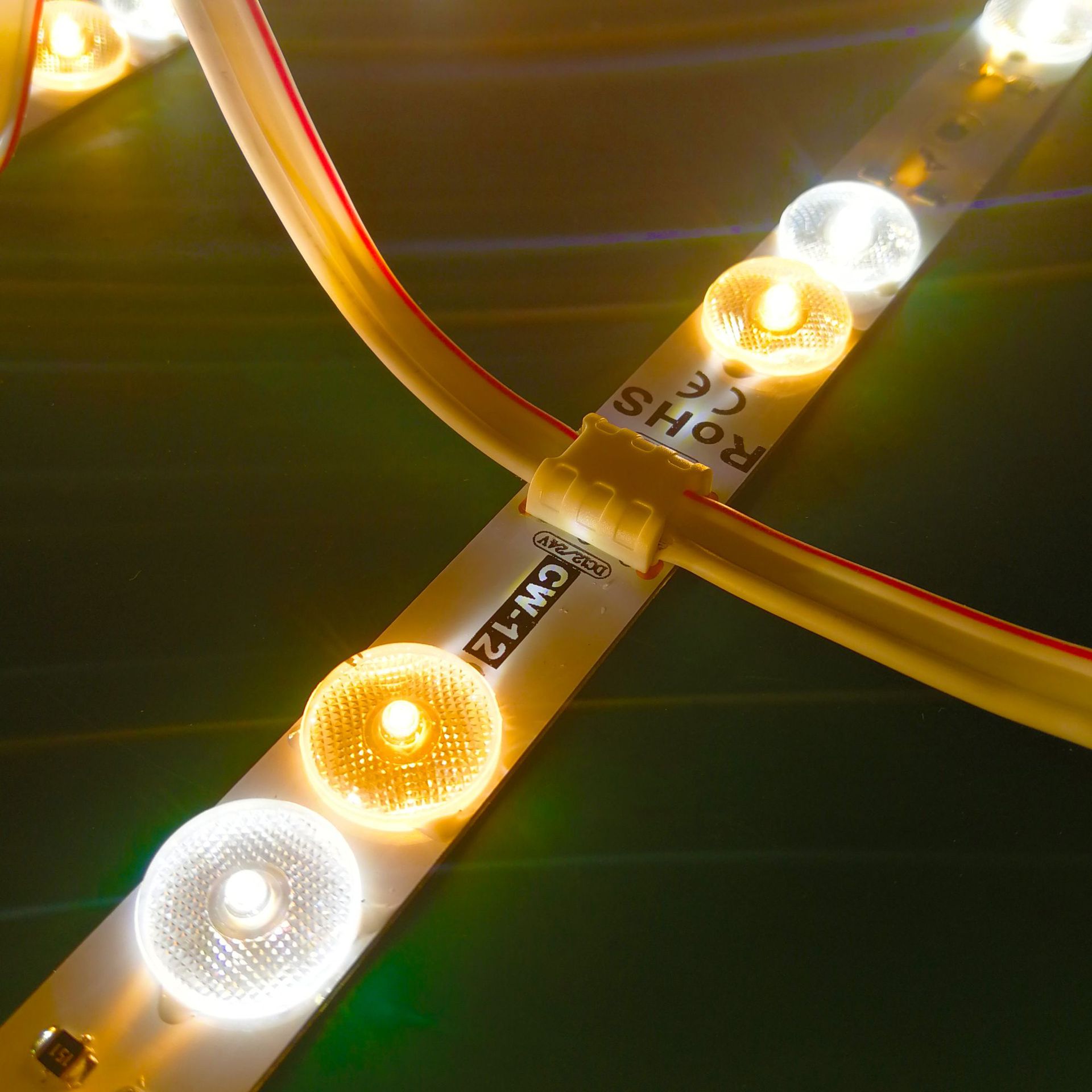 led灯带低压双色温可调光漫反射灯条 背景墙家装软膜背光源硬灯条