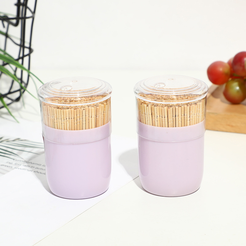 Disposable Toothpick Box Toothpick With Single Sharp End Bamboo Toothpick Portable Fine Toothpick Household Toothpicks Toothpick Box Bottled Barrel