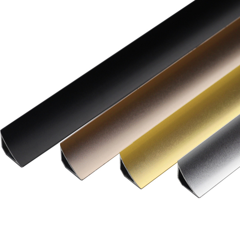 铝合金小阴角装饰条吊顶阴角线瓷砖收口条墙纸墙布压线收边条踢脚