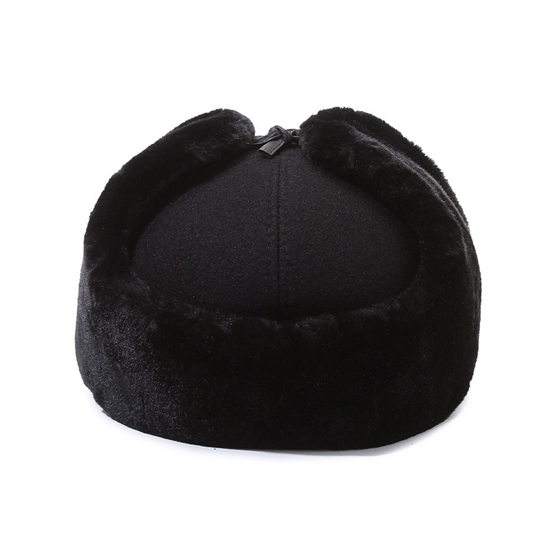 Father Hat Ushanka Hat Men's Winter Warm Thickened Old Men Middle-Aged and Elderly Men Cotton-Padded Cap Old Man Winter