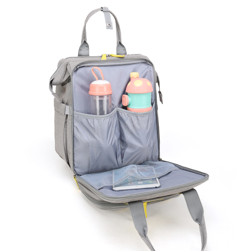 Cross-Border New Backpack Built-in Multi-Compartment Insulation Mummy Bag Large Capacity Hook Cushion Lightweight