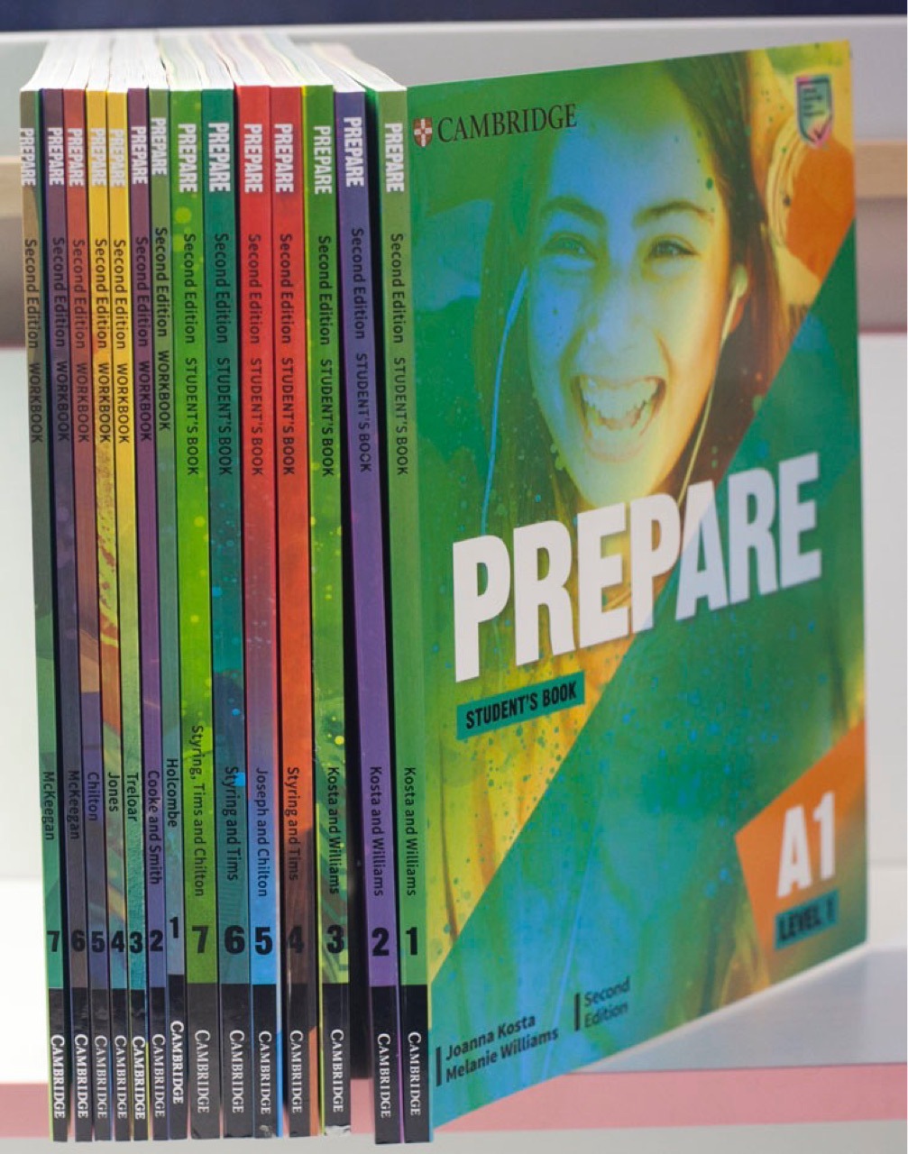 剑桥教材prepare7个级别14册(第二版)赠资源ket 和pet考试