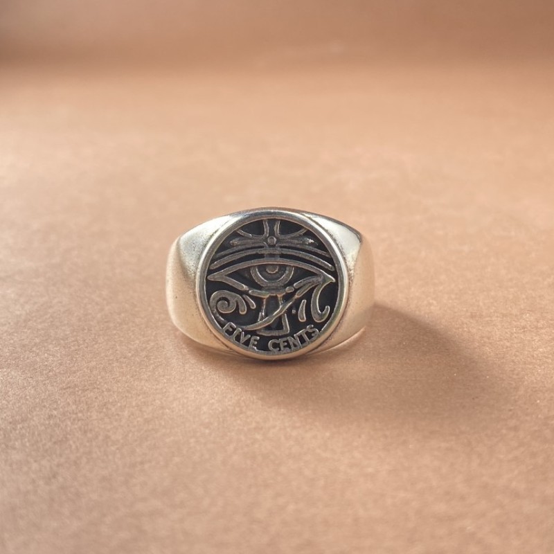 2024新款荷鲁斯上帝之眼戒指男生潮高级感小众复古食指指环-阿里巴巴