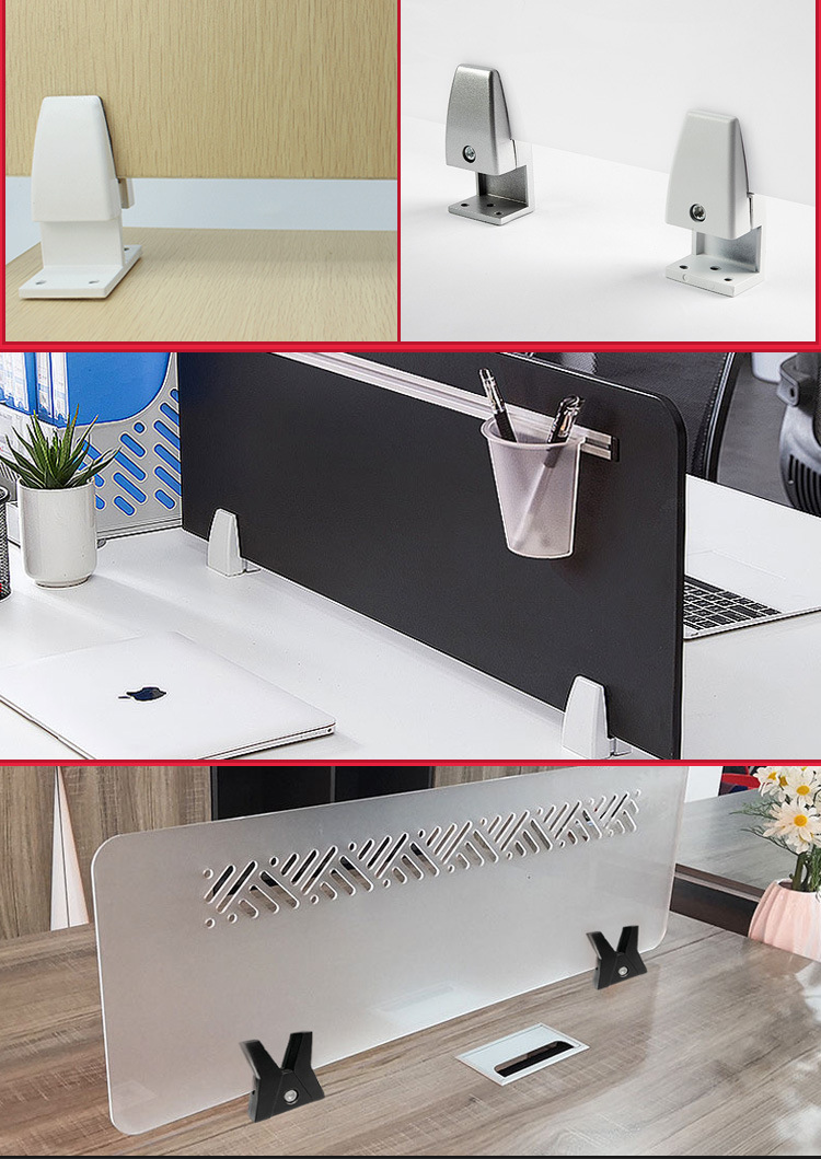 办公桌面挡板网格桌子隔板包布屏风板学生课桌考试隔板员工位挡板