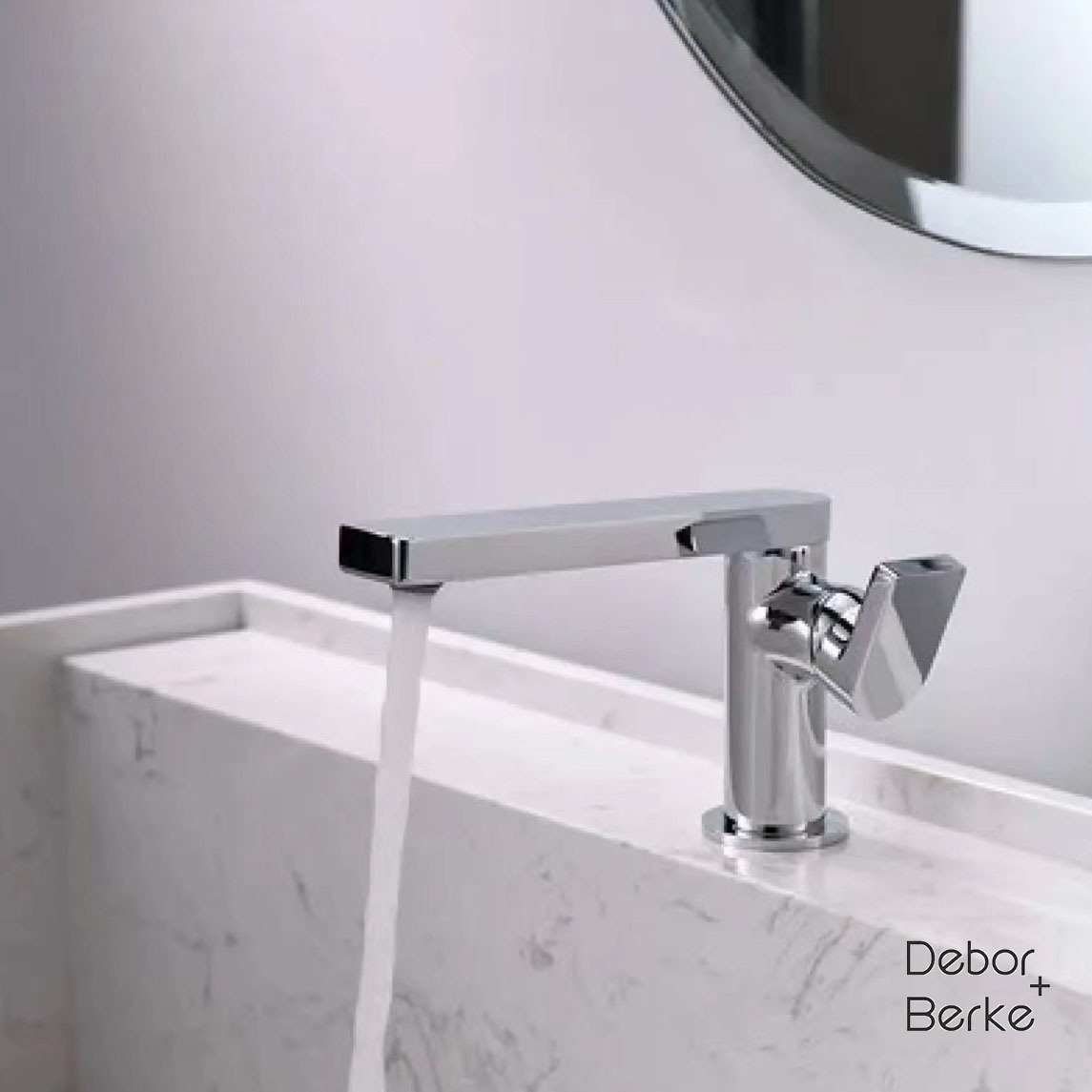 deborberke全铜单孔面盆龙头洗手盆冷热水龙头仿73167弹跳下水