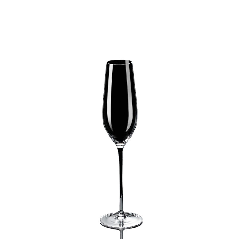 Single Crystal Glass Goblet with Diamond Household Champagne Glass Gold Foil Wine Glass Sparkling Wine Glass Factory Wholesale