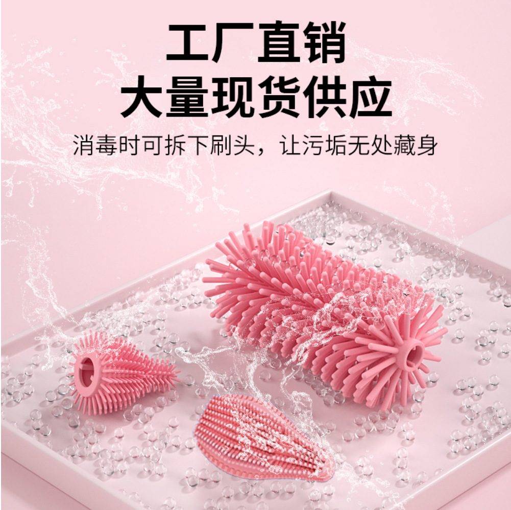 Baby Bottle Brush Silicone Pacifier Brush Straw Brush Cleaning Bottle Brush Cleaning Brush Set Wholesale Baby Bottle Brush Baby Bottle Brush