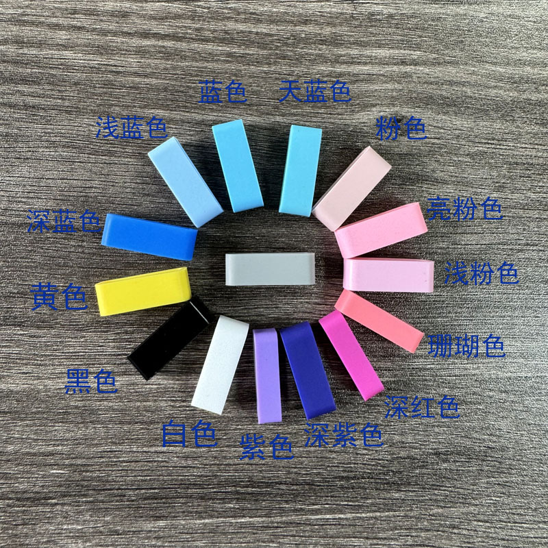 厂家批发硅胶表带活动圈  20mm表圈多色可选 橡胶表环 表带活动环
