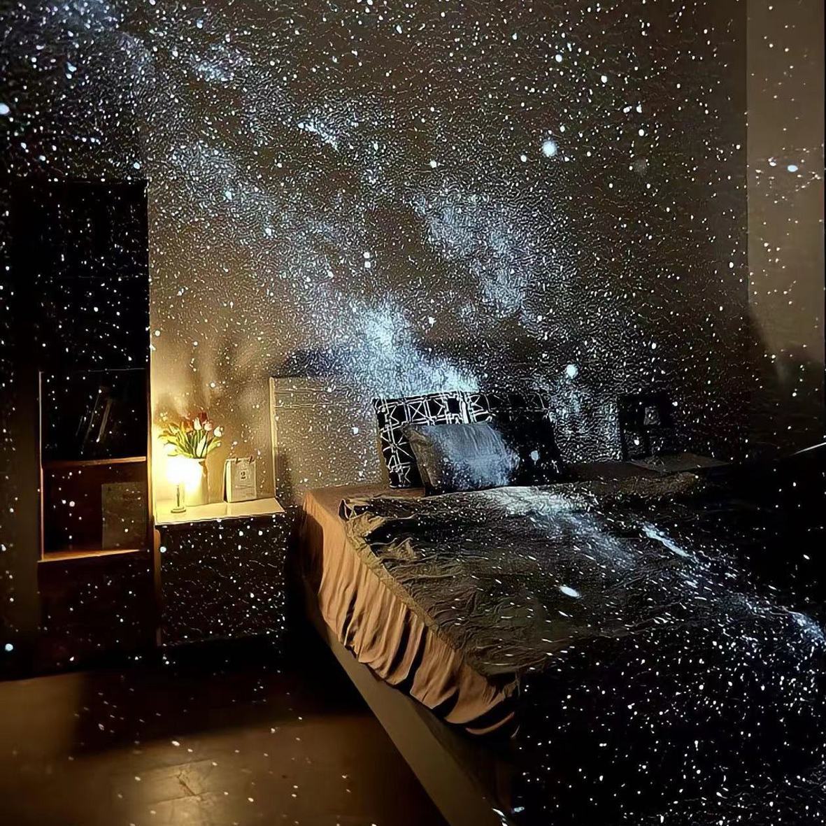 f7n2n1三代高清星空灯银河投影灯满天星星空灯卧室浪漫氛围夜灯创