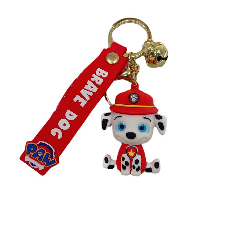 New Cartoon Cute Puppy Paw Patrol Keychain Couple Keychain Bag Car Key Chain Gift Wholesale