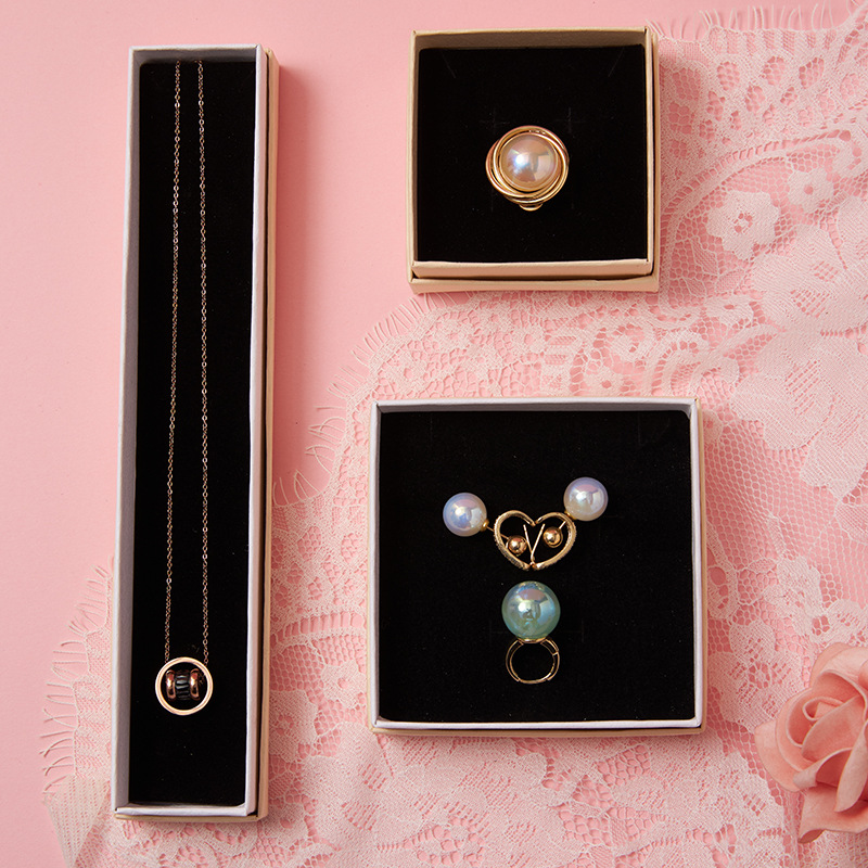 Jewelry Box Bracelet Necklace Ring Stud Earrings Gift Packaging Box Ornament Storage Box Gift Box Wholesale