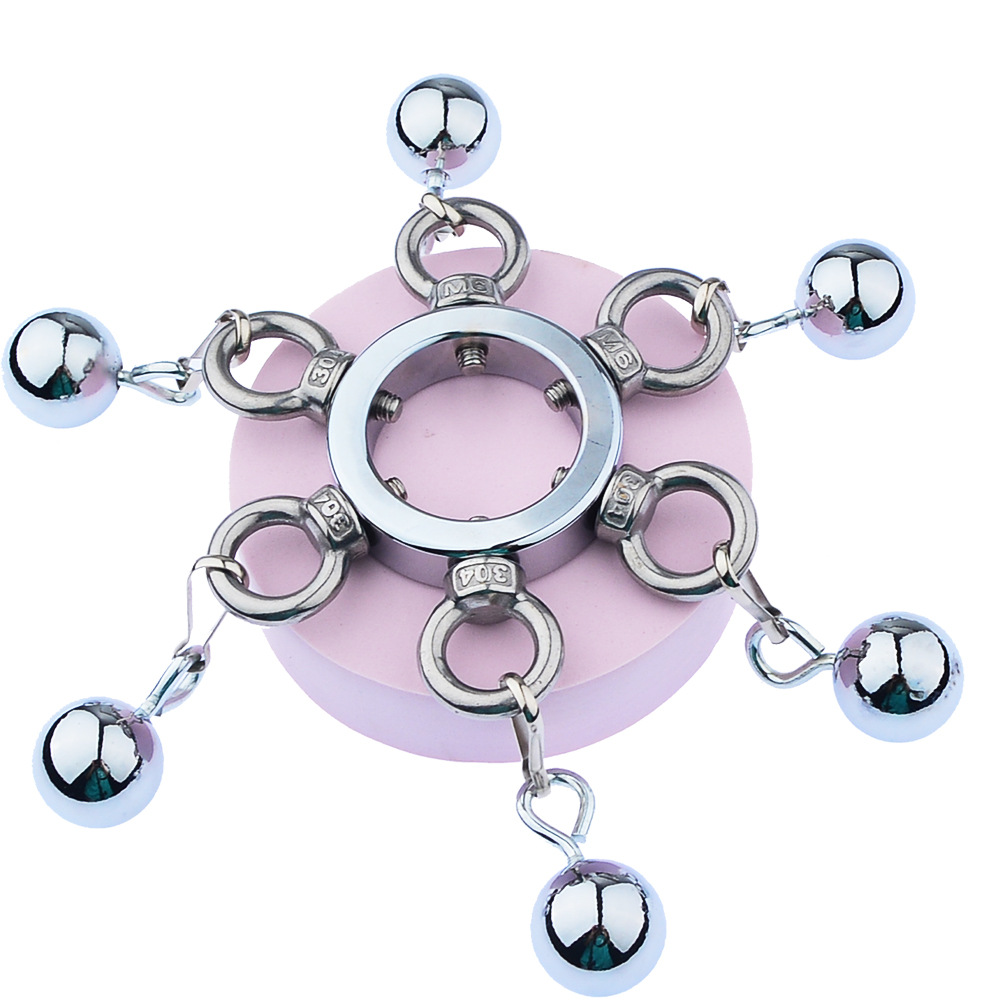 成人情趣用品阴囊吊坠阴茎sm金属阳具环拉伸锻炼男性器具自慰玩具