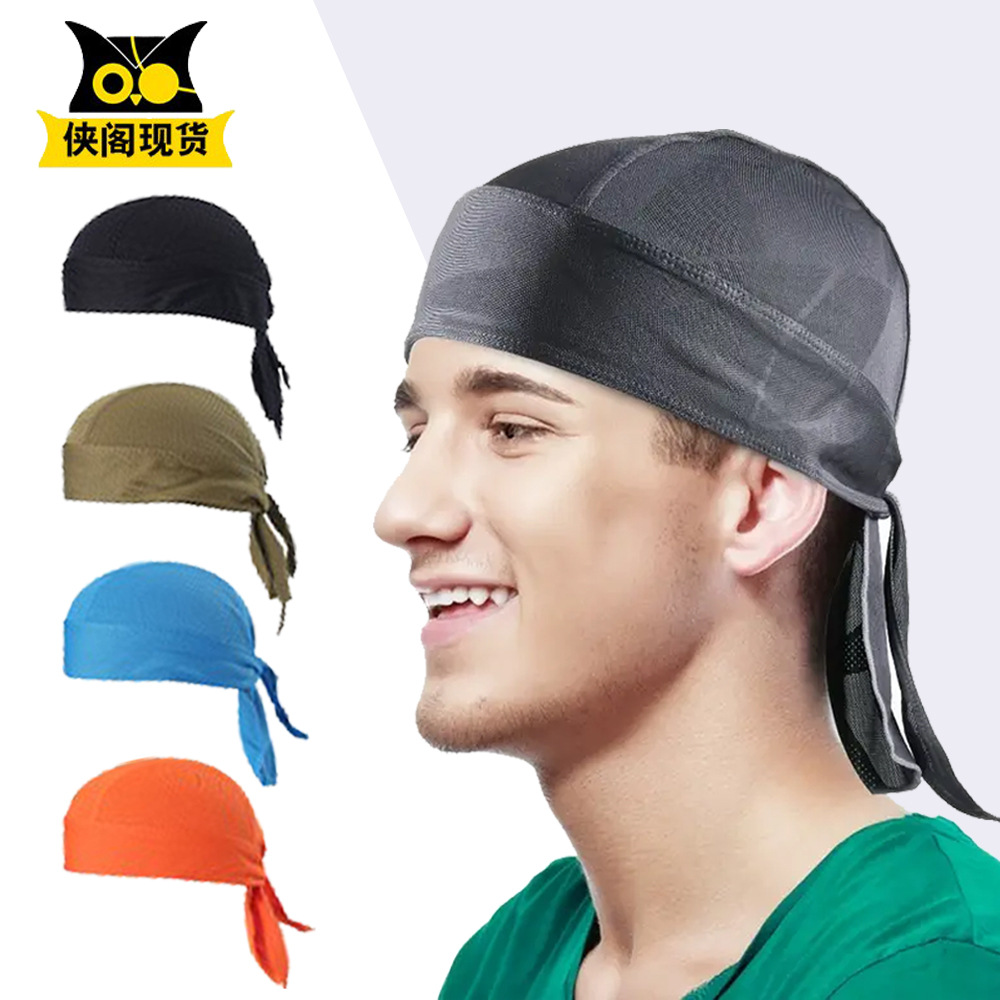 Xia Ge Pirate Hat Cycling Bicycle Mesh Pirate Headscarf Summer Outdoor Sun Hat Quick-Drying Breathable Pirate Hat