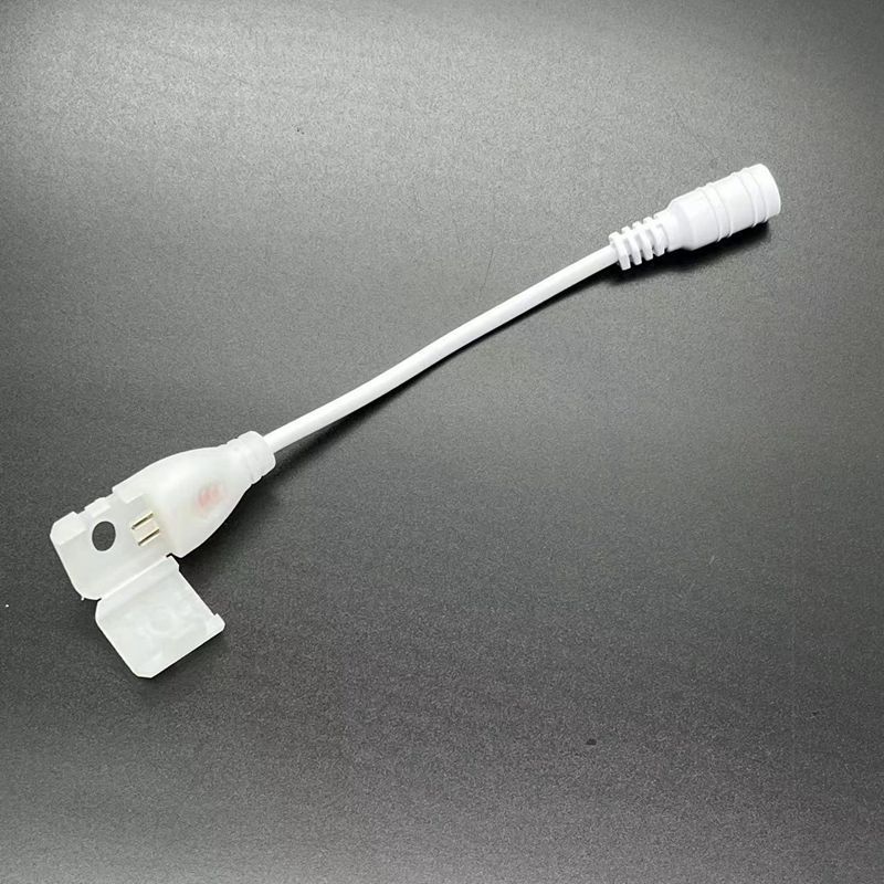 12v6*12mm 8*16硅胶灯带改性硅胶灯带免焊前接线免焊dc线免焊接头