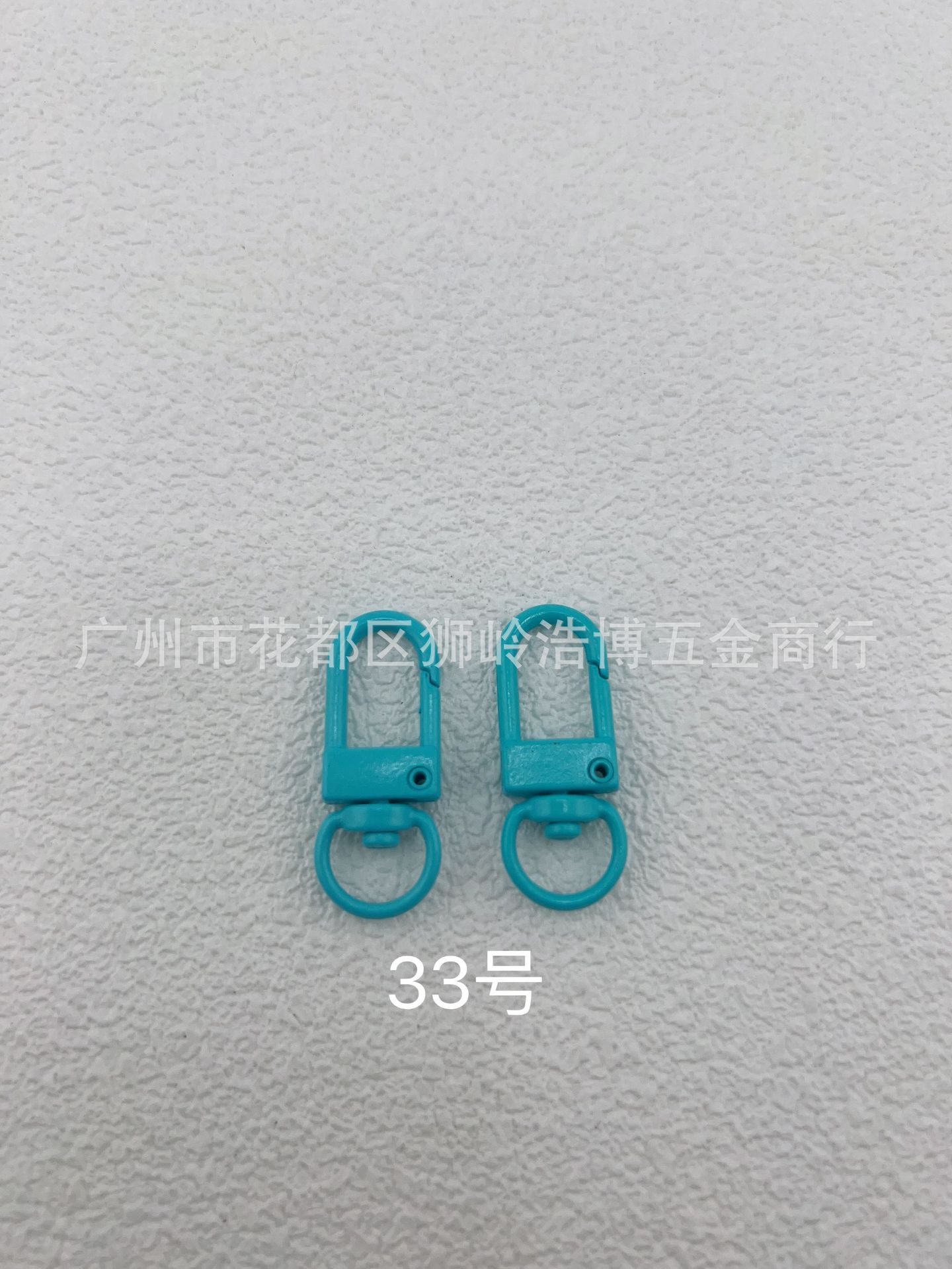 Factory Direct Sales Color 3 Points Small Door Latch Macaron U-Shaped Small Door Latch Door Latch Keychain Jewelry Pendant